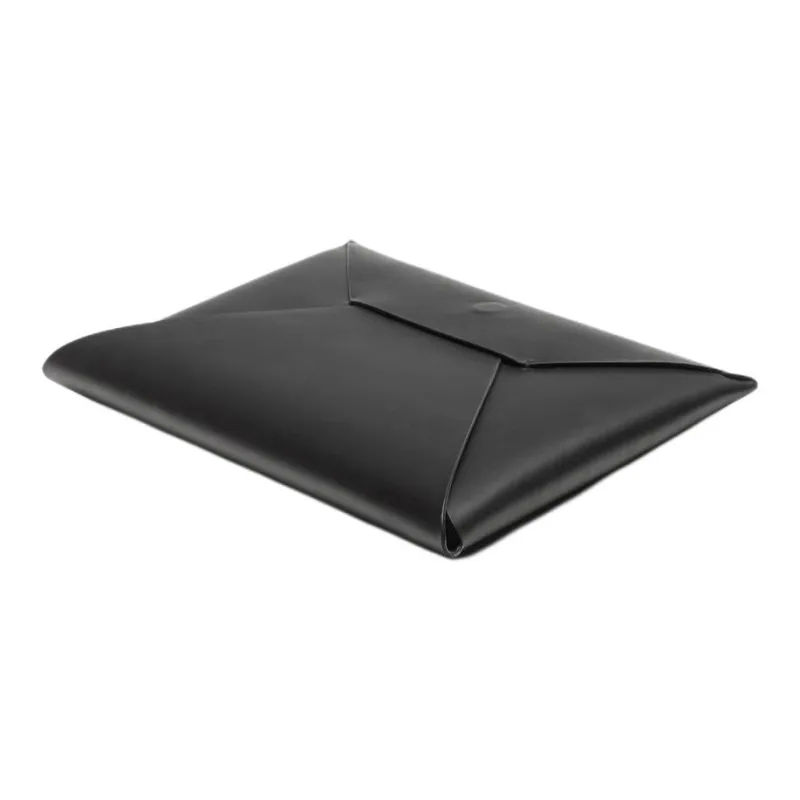 ZARA Cow Leather Clutch Men's Black-2
