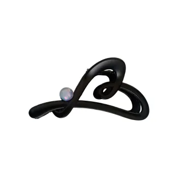 Kelanxi Plastic/Acrylic Hair Clips Women's Black/Tortoiseshell