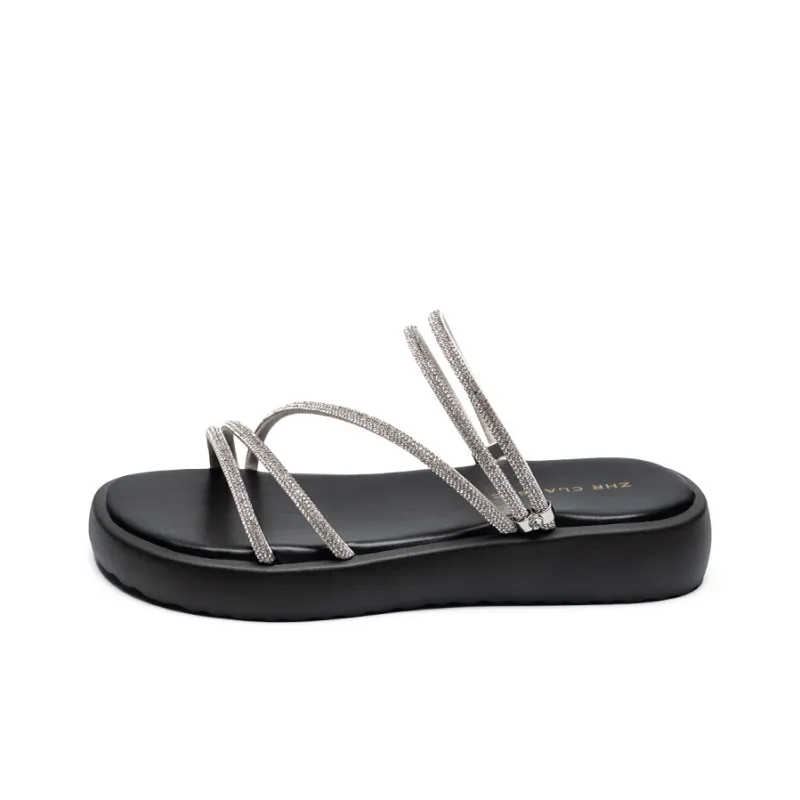 ZHR Slide Slippers Women's Silver/Champagne-0