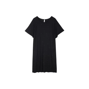 Xuan Liang Nightgown Women's Elegant Black