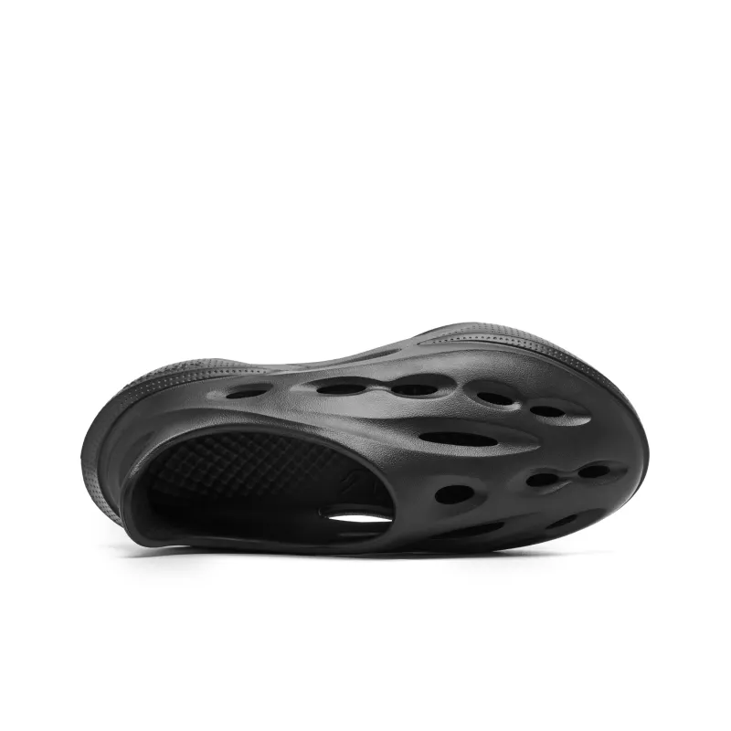 QIAODAN Fangs Clogs Men's Black-3