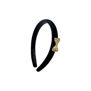 SENDME Velour Headbands Women's Black