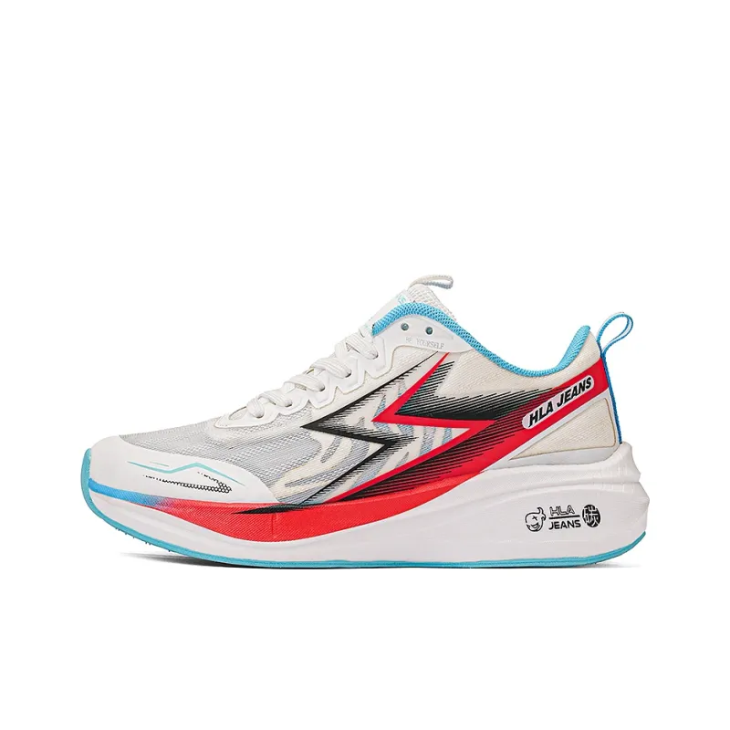 HLA JEANS Cushioning Rebound Wear-Resistant Lightweight Breathable Slip-Resistant Low-Top Running Shoes Unisex-7