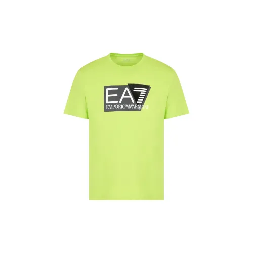 EMPORIO ARMANI EA7 T-Shirts Men Grass Green