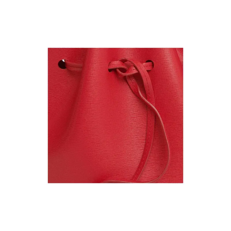 MANSUR GAVRIEL Leather Bucket Bags Shoulder Bag Crossbody Bag Mini Women's Red-3