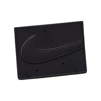 Nike Polyurethane With Nylon Card Holder Regular Unisex Black