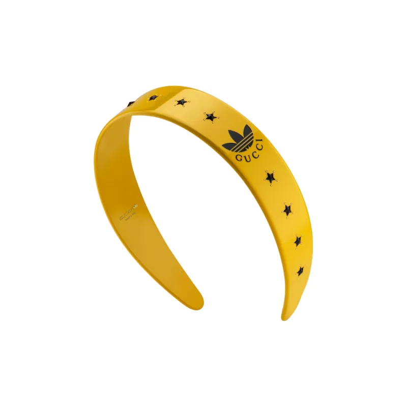 Adidas X GUCCI Adidas X GUCCI Co branded Series Headbands Women's Yellow-1