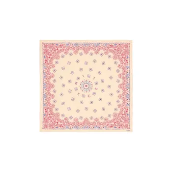 CELINE Bandana In Americana Silk Twill Paille