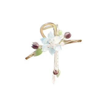 SENDME Hair Clips Women's Purple Lily Of The Valley Hair Clip
