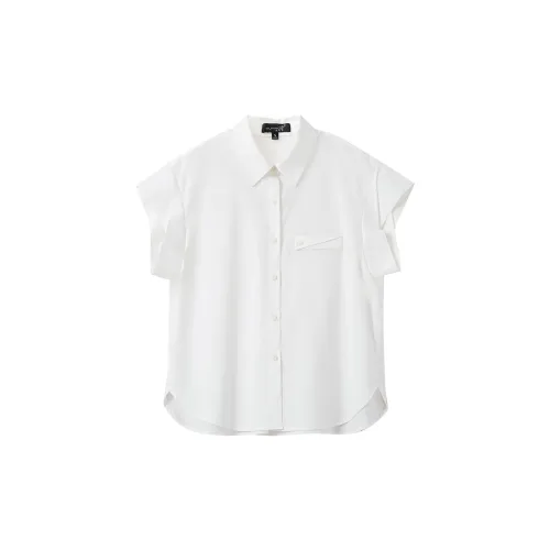 OUNIXUE Shirts Women's White