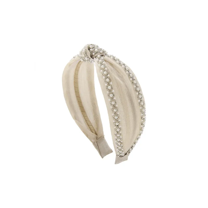 UNABERRY Faux Pearl Headbands Women's-1