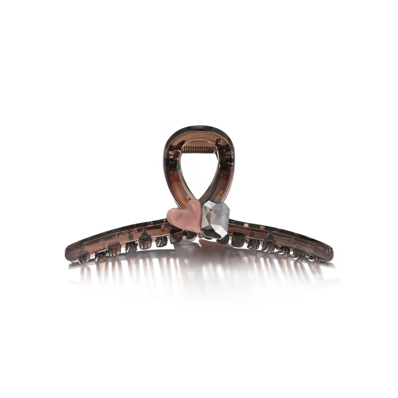 Clect Hair Clips Women's Dark Coffee/Pink-2