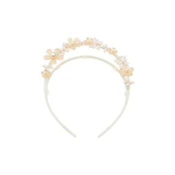 ALEXANDRE DE PARIS Acetate Plate Honor Flower Headband Hair Accessory Women's