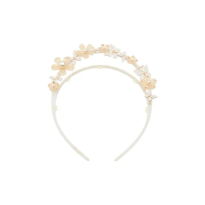 ALEXANDRE DE PARIS Acetate Plate Honor Flower Headband Hair Accessory Women's-0