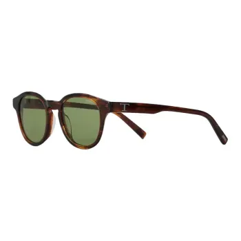 TOD'S Acetate Irregular Shape Sunglasses Men's Tortoiseshell