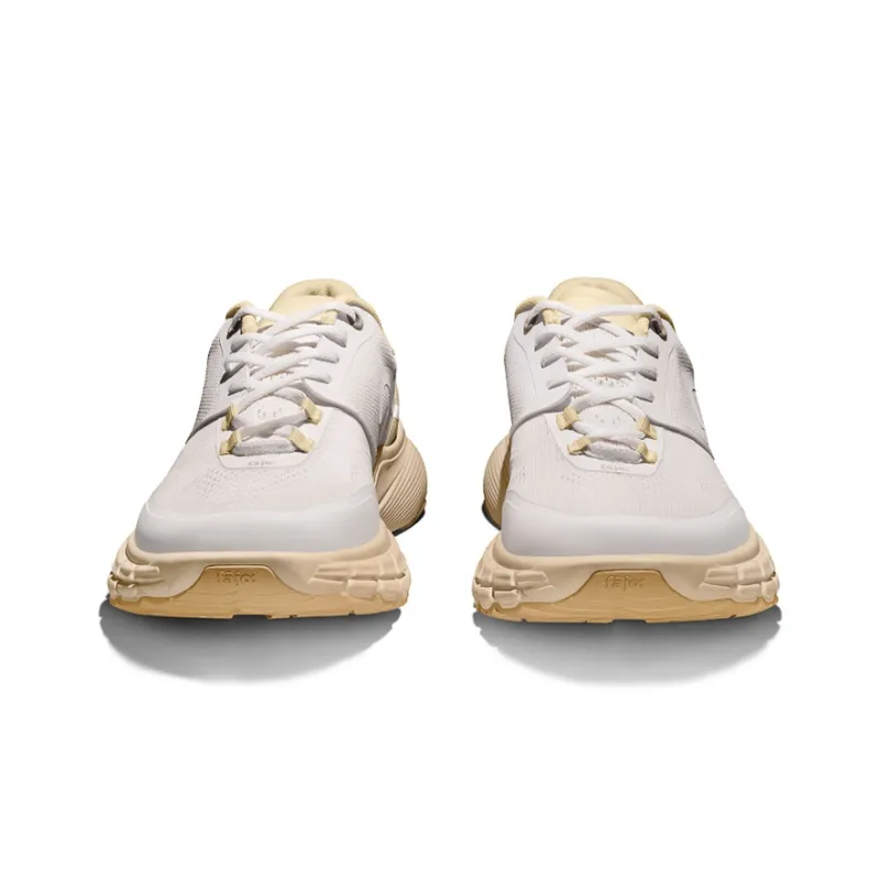 FAJO Running Shoes Unisex Low Top White/Apricot-4
