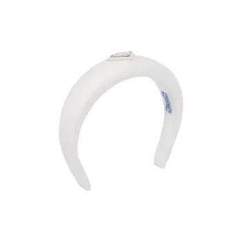 PRADA Nylon Headbands Women's White