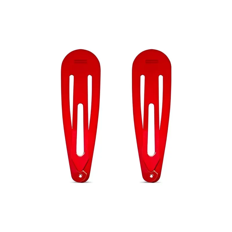 Balenciaga Hair Clips Women's Red-1