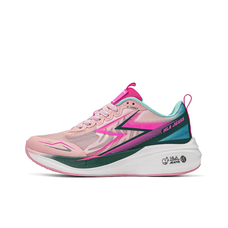 HLA JEANS Cushioning Rebound Wear-Resistant Lightweight Breathable Slip-Resistant Low-Top Running Shoes Unisex-13