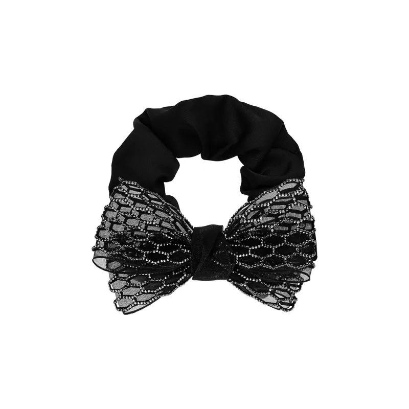 ROYALSASA Polyester, Faux Crystal Hair Tie Women's-2