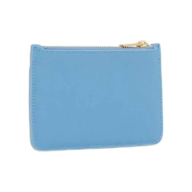 MANSUR GAVRIEL Calfskin Card Holder Women's Lake Blue-1