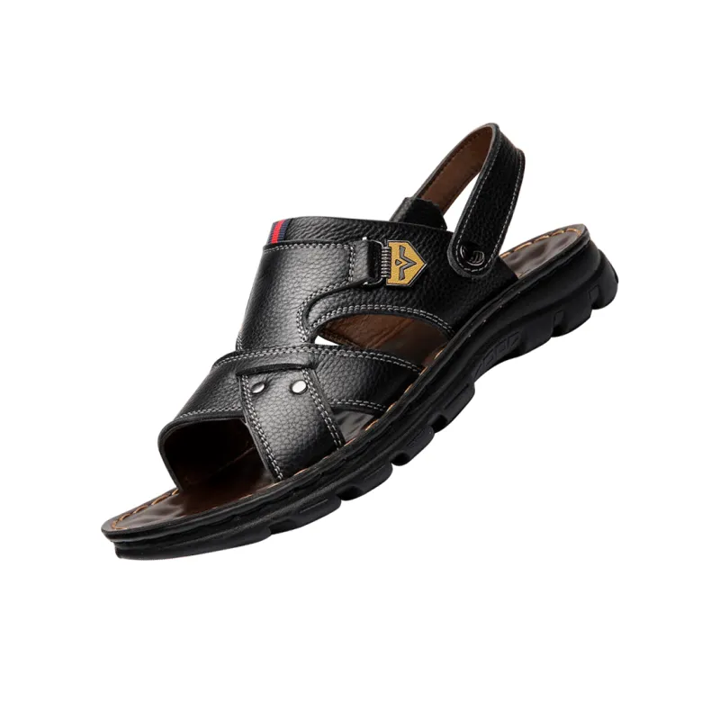 Sonno Beach Sandals Men Brown/Black-7