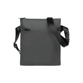 TUCANO Rubber/PU GOMMO Casual Cell Phone Crossbody Bag Small Size Unisex Black
