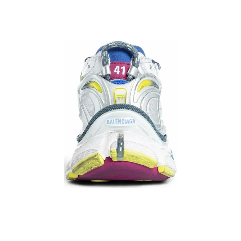 Balenciaga Runner Sneaker 'White Blue Purple' Women's-4