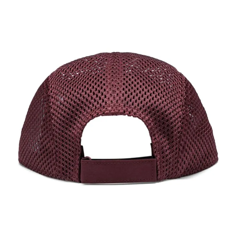 LACOSTE Polyester Baseball Caps Unisex Burgundy-4