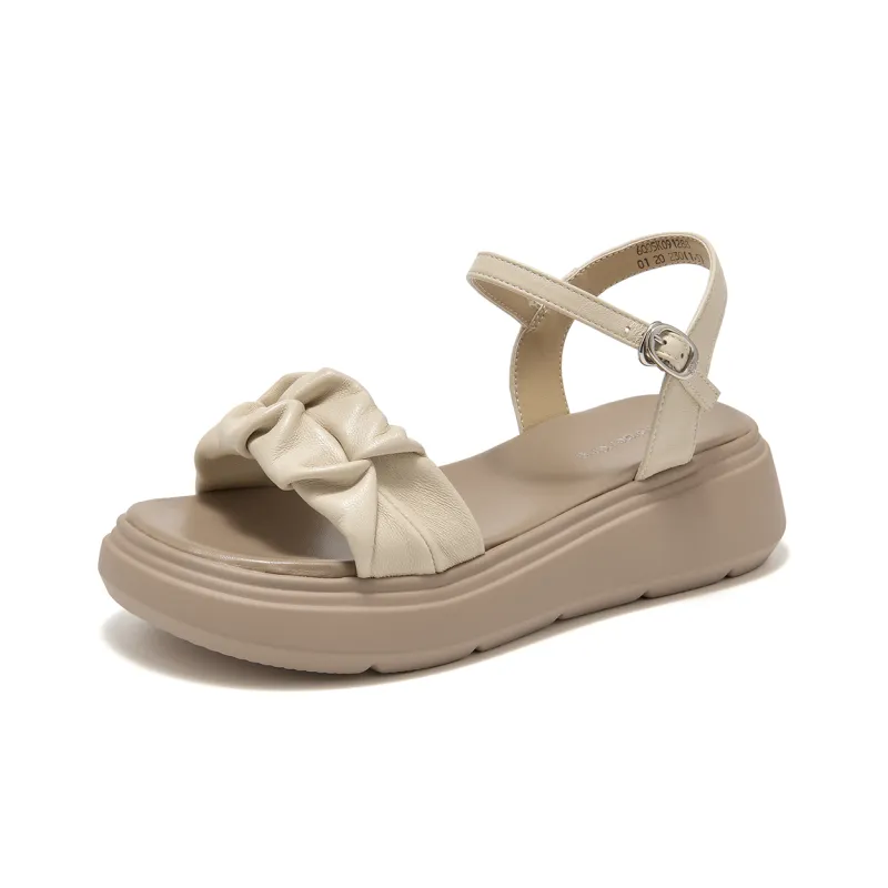 Spider King Strap Sandals Women's Ecru-1