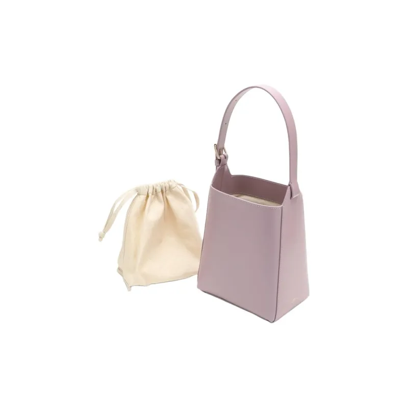 A.P.C Leather Handbag Shoulder Bag Women's Lavender-2