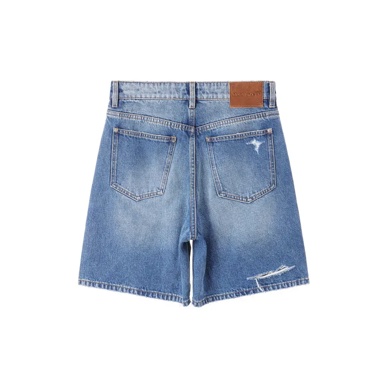 Miss Sixty Denim Shorts Women's Medium Blue-1