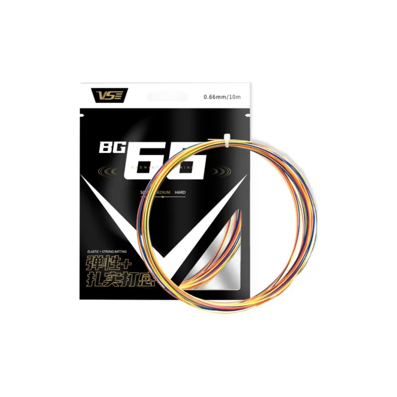 WEICHEN VS Stretch Durable, Both Features Badminton Racket Strings 8 Colors Composite Nylon Fine String Gauge-7