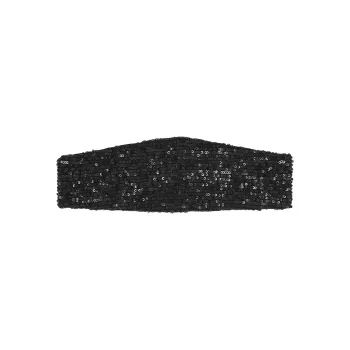 SAINT LAURENT Polyamide Hair Band Women's Black