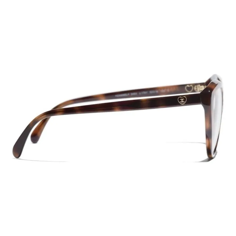CHANEL Acetate Cat Eye Eyeglass Frames Women's-3