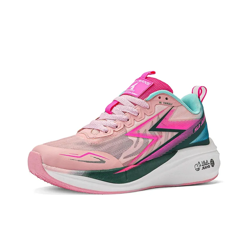 HLA JEANS Cushioning Rebound Wear-Resistant Lightweight Breathable Slip-Resistant Low-Top Running Shoes Unisex-14