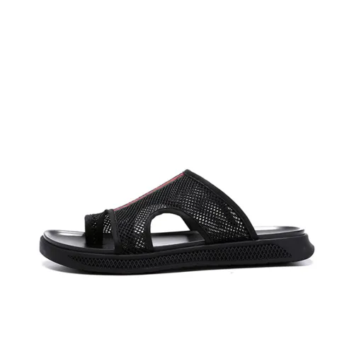 A fairy tale of a pair of shoes Slide Slippers Men Black