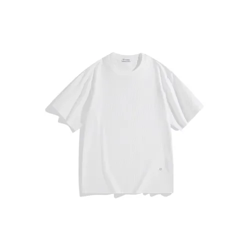 PEACEBIRD MEN T-Shirts Men White 1 Loose Fit