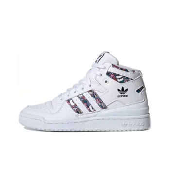 adidas originals Forum Mid White Floral Women's