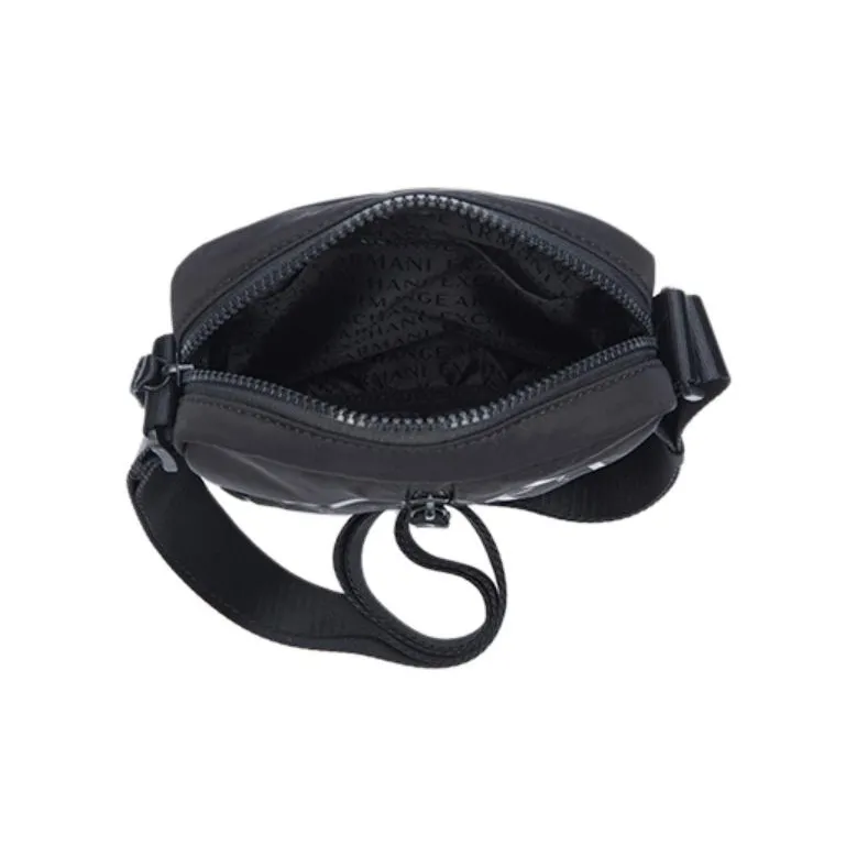 ARMANI EXCHANGEAE Fabric Shoulder Bag, Crossbody Bag Regular Men's Black-2