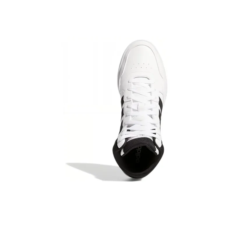 Adidas Hoops 3.0 Mid Classic Vintage Core Black Cloud White-4