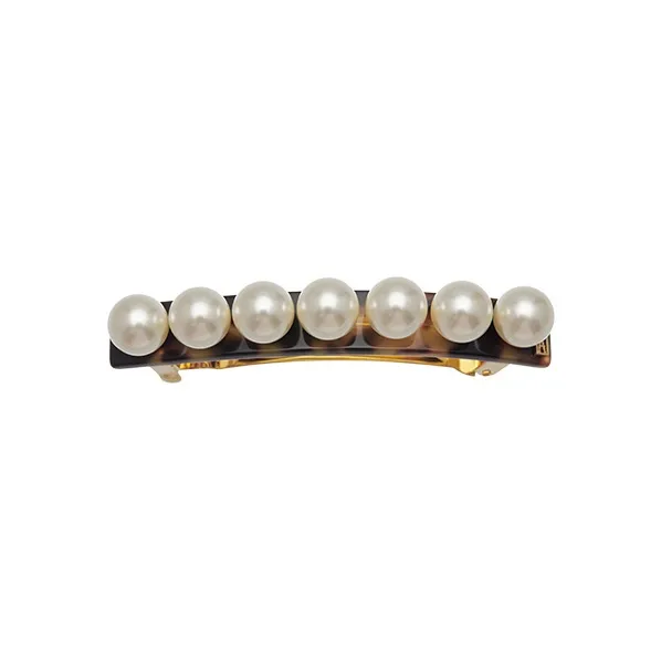 ALEXANDRE DE PARIS Jade Bead 8cm Hair Clip Headpiece Women's-12