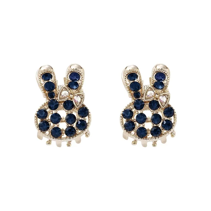 ROYALSASA Alloy, Faux Crystal Hair Clips Women's-0