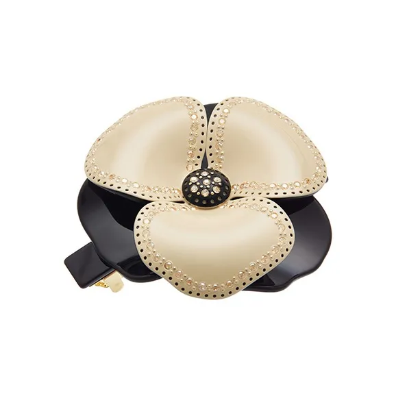 ALEXANDRE DE PARIS Trimming Camellia 8cm Hair Clip Hair Accessories Headwear Women's-2
