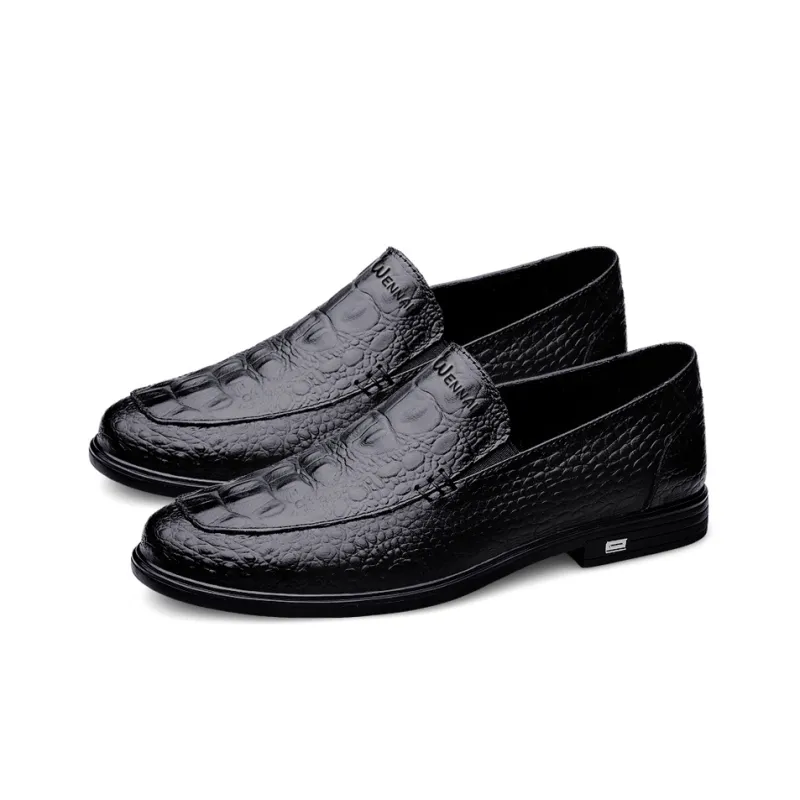 Wen Nai Dress Shoes Men Low Top Black-3
