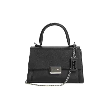 GUESS Metal Handbag Shoulder Bag Crossbody Bag Mini Women's Black