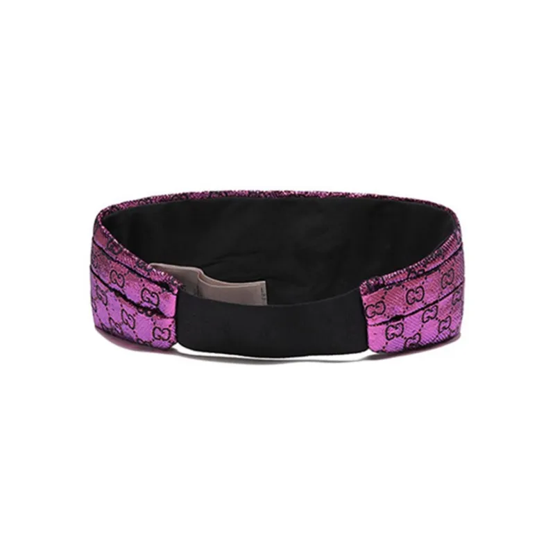 GUCCI Headbands Women's Fuchsia Black-3