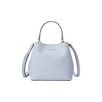 MICHAEL KORS Leather Bucket Bag, Crossbody Handbag Trumpets Women's Macaron Color