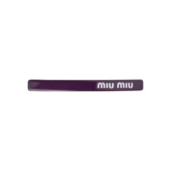 MIU MIU Hair Clips Women's Purple/White