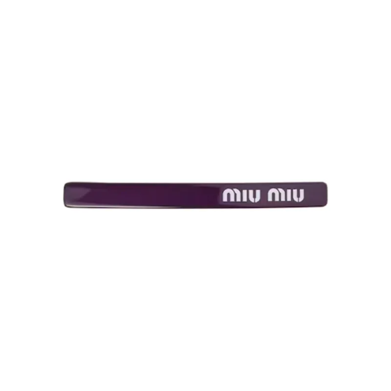 MIU MIU Hair Clips Women's Purple/White-0